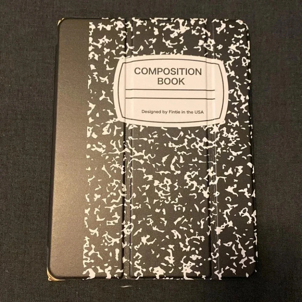 NWT Composition Book Tablet Case 9.7”
